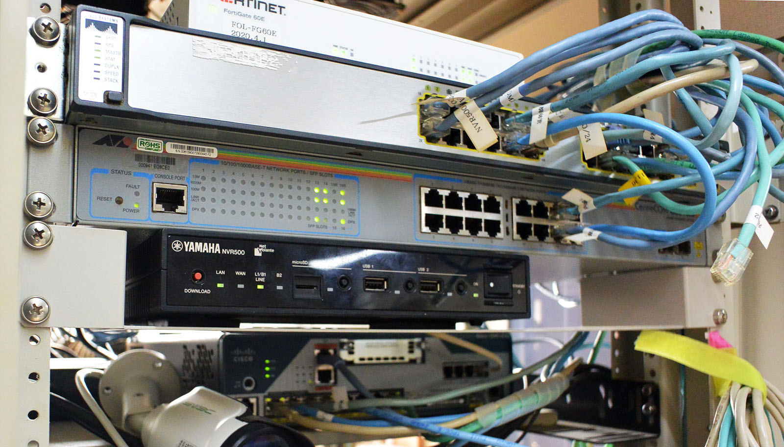 ネットワーク構築 CISCO/CentreCOM/YAMAHA/FORTINET etc.